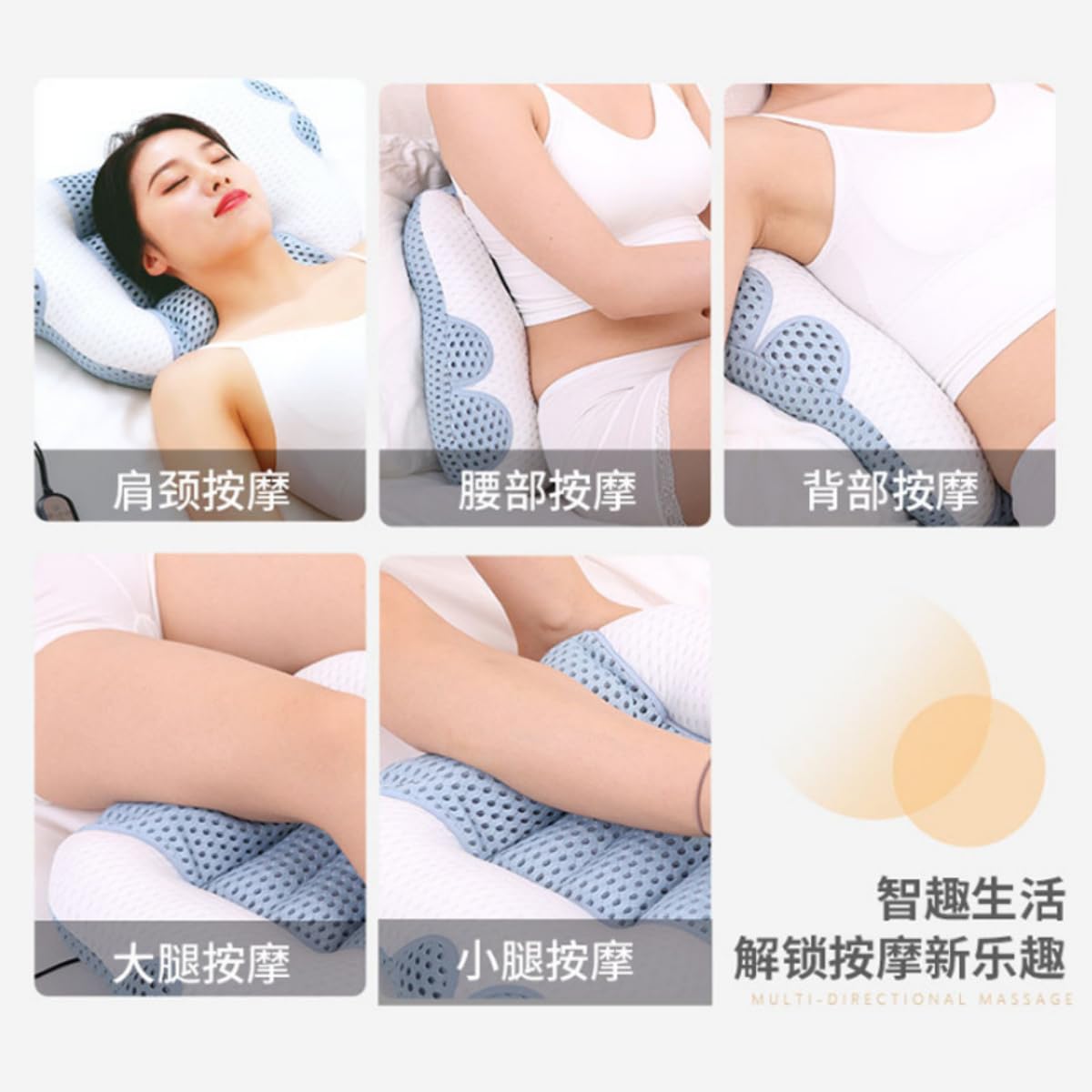 Pillow for Sleeping - Air Mesh Back Pillow for Lower Back & Sciatic Nerve Pain Relief/Ergonomic, Breathable, Washable/Ideal for Side Sleepers, Pregnant Women, Seniors, Drivers - Image 2