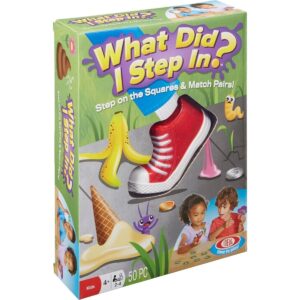 What Did I Step In?", Engaging Educational Toy Game for 2-4 Year Olds, Fun Learning Adventure for Boys and Girls! Interactive Gameplay, Cognitive Development, Inclusive Design, Versatile Usage,