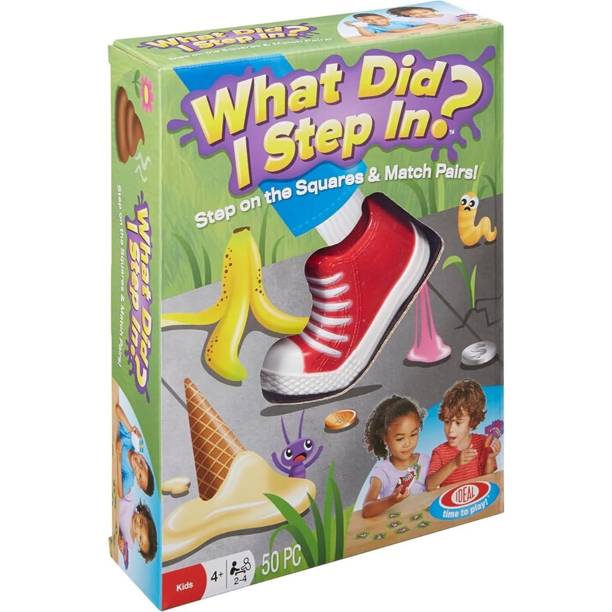 What Did I Step In?", Engaging Educational Toy Game for 2-4 Year Olds, Fun Learning Adventure for Boys and Girls! Interactive Gameplay, Cognitive Development, Inclusive Design, Versatile Usage,