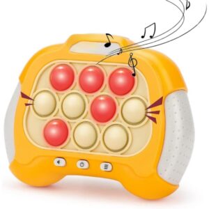 Musical Pop It Game Console / Light-Up Sensory Fidget Toy with Sound Effects, Interactive Memory Game for Kids, Stress Relief, Portable Handheld Design, Gift for Boys & Girls