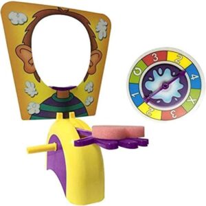 Pie Face Game / Top-Rated Family Fun , Safe Finger Game for Kids & Adults, Prank Gags & Jokes, Educational Whipped Cream Game /Quick Reflexes, Party, Birthday, Holiday, Indoor/Outdoor