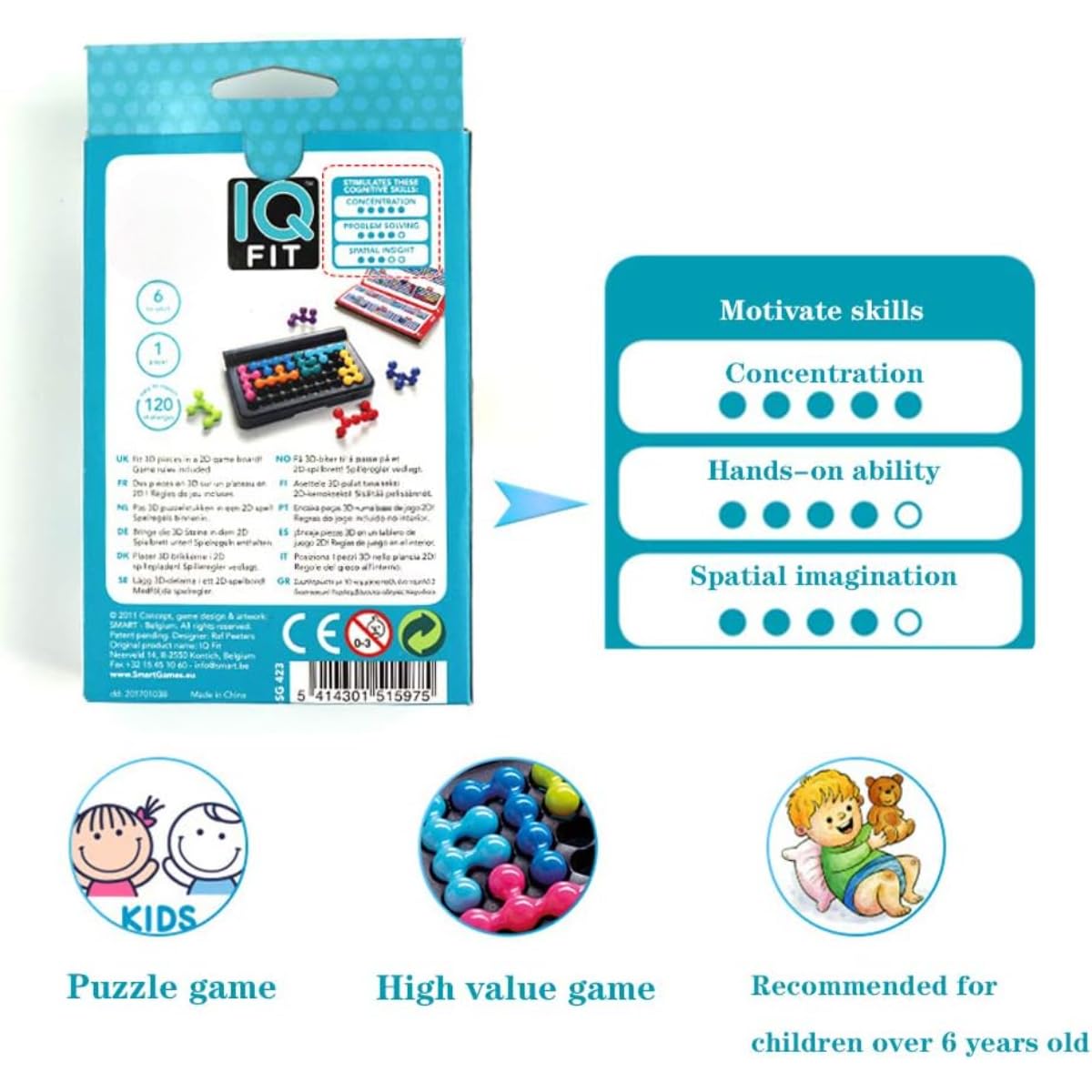 Brain Twisting Game for All Ages | Challenging Brain Teasers Puzzles | Ideal Gift for Kids 7+ | Boost IQ & Skills | Fun Educational Toys & Family Game Night - Image 2