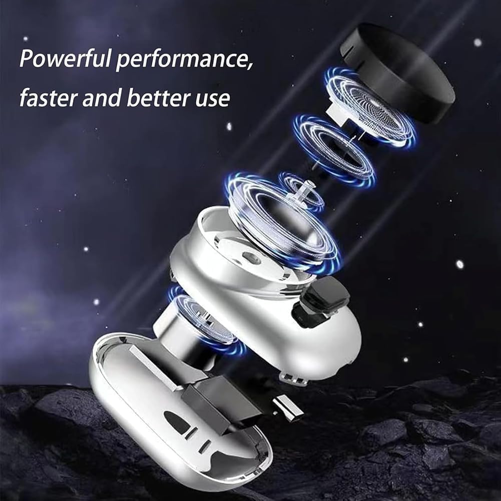 Mini-Shave Portable Electric Shaver – USB Rechargeable, One-Button Operation, Wet & Dry Use, Ultra-Compact Travel Razor - Image 5