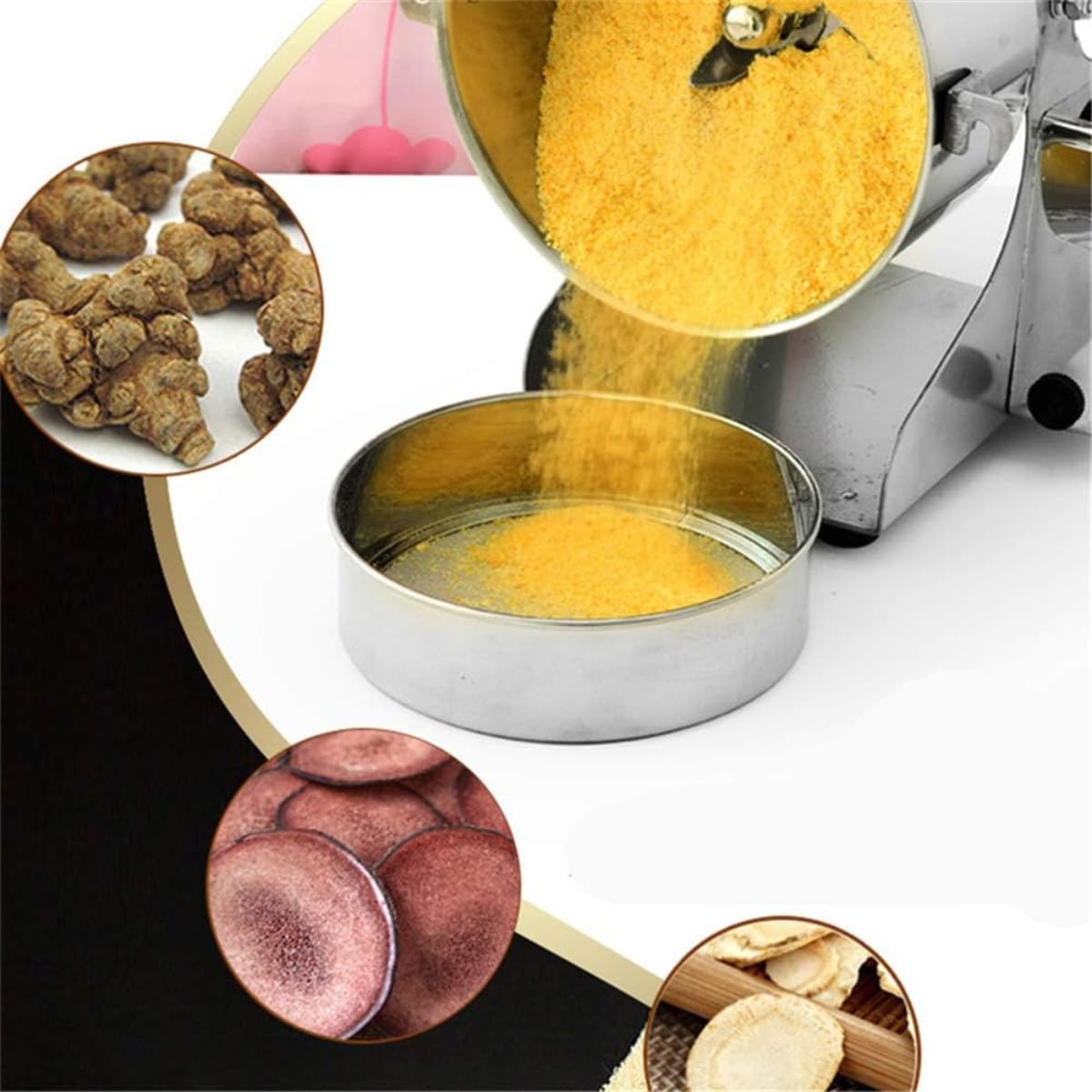 Mixer Grinder | Spice & Coffee Grinder | Wet & Dry Stone Grinder for Wheat, Meat, Peanut Butter | 750W Food Processor | Electric Blender for Home & Kitchen | Multi-Functional Grinder Machine - Image 5