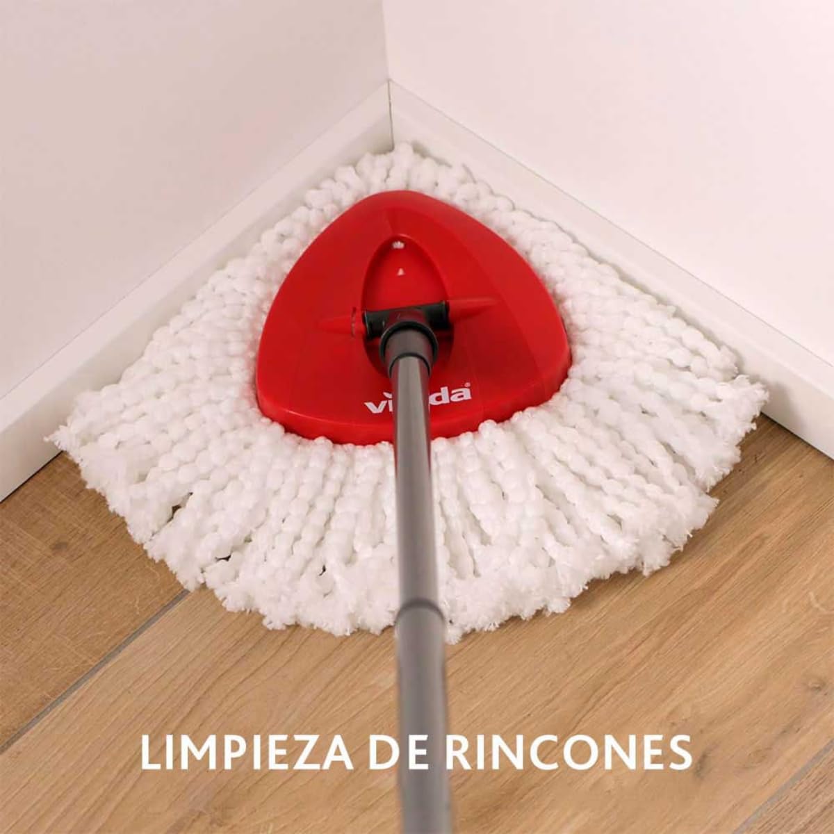 Spin Mop/EasyWring & Clean Microfiber Mop and Bucket Floor Cleaning System with Built-in Pedal Wringer, Splash Guard, and Deep-Cleaning Power for Tile, Hardwood, and Laminate Floors - Image 3