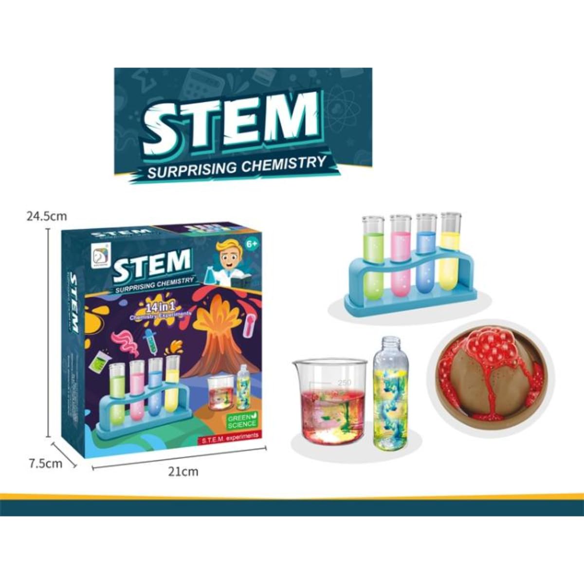 Chemistry Kit for Kids Ages 4-12 | Interactive Science Experiments, Unicorn Terrarium, Dinosaur Dig | Educational Birthday Gifts for Boys & Girls | Learning Toys & DIY Craft Kits science kit - Image 5