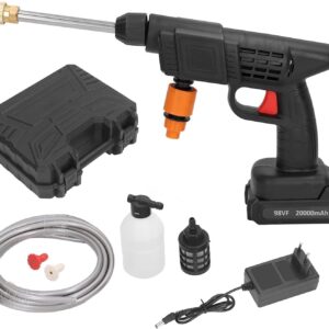 Portable Car Washer – Cordless 48V Jet Sprayer – 30Bar Pressure, Rechargeable 25000mAh Battery, Multi-Nozzle Water Gun, Power Wash for Bikes, Driveways, Fences, Outdoor & Home Cleaning