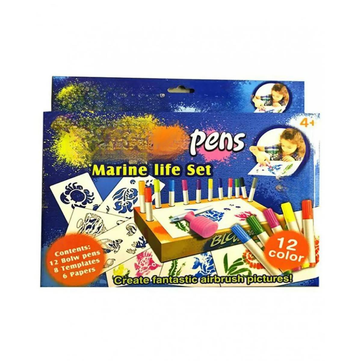 Colors Water Drawing Set for Kids | Fine Line Marker Gift | Washable Ink, Floating Drawings | Creative DIY Fun | Ultra-Clean, Color Max Markers