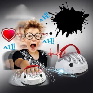 Electric Shock Lie Detector - The Ultimate Party Game for Adults! Professional Polygraph Test Toy for Hilarious Moments at School or Class Gatherings. Shocking Liar Game