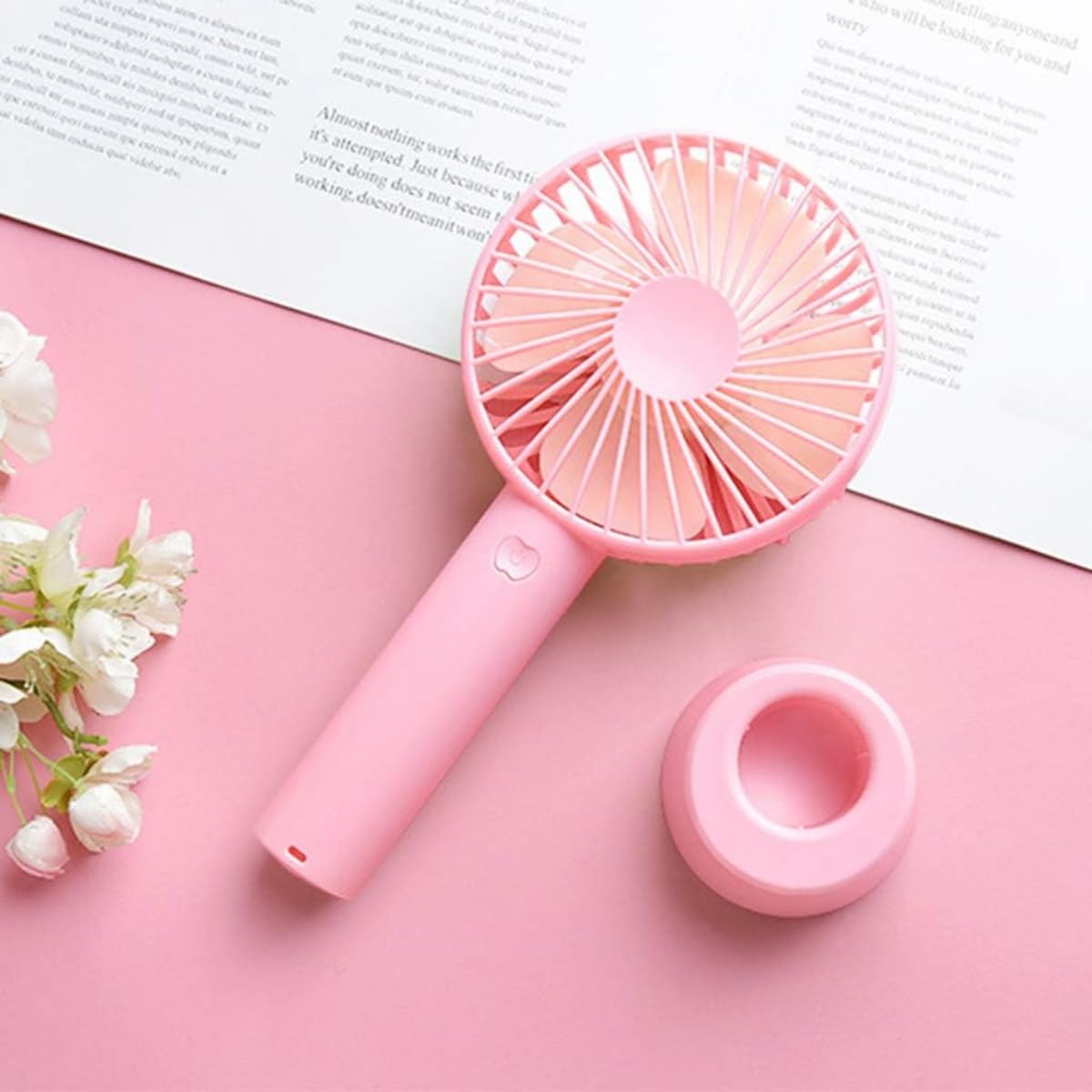 Rechargeable & USB Powered, 3 Speed Modes, Portable Cooling Solution for Home, Travel & Outdoor Use, Quiet Operation & Long Battery Life, Mini Handheld Fan - Image 4