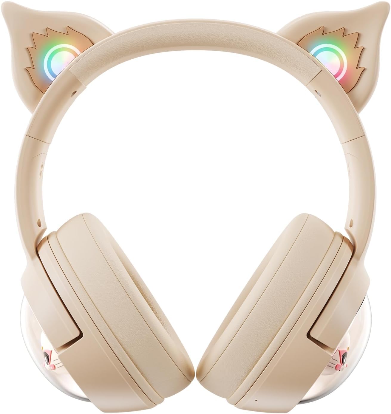 Cat Ear RGB Bluetooth 5.3 Headphones – Cute Over-Ear Wireless & Wired Design, 60-Hour Playtime, Hi-Fi Stereo, Noise-Cancelling Mic - Image 2