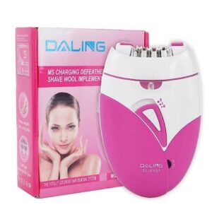 DL-6003 Lady Epilator, USB Rechargeable Hair Removal Machine, Gentle & Painless Electric Shaving Trimmer for Women, Smartlight Technology for Fine Hair, Efficient Hair Removal & Smooth Skin
