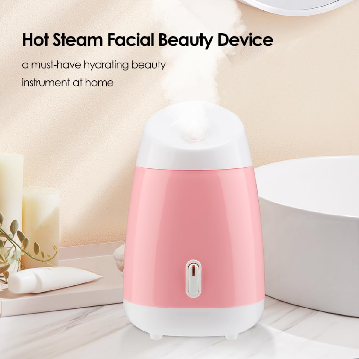 Face Steamer for Deep Cleansing & Hydration/Portable, Fast-Heat Mist Facial Humidifier for Clear, Glowing Skin, Professional Spa-Like Skincare Device with Pore Cleansing & Moisturizing Benefits - Image 5