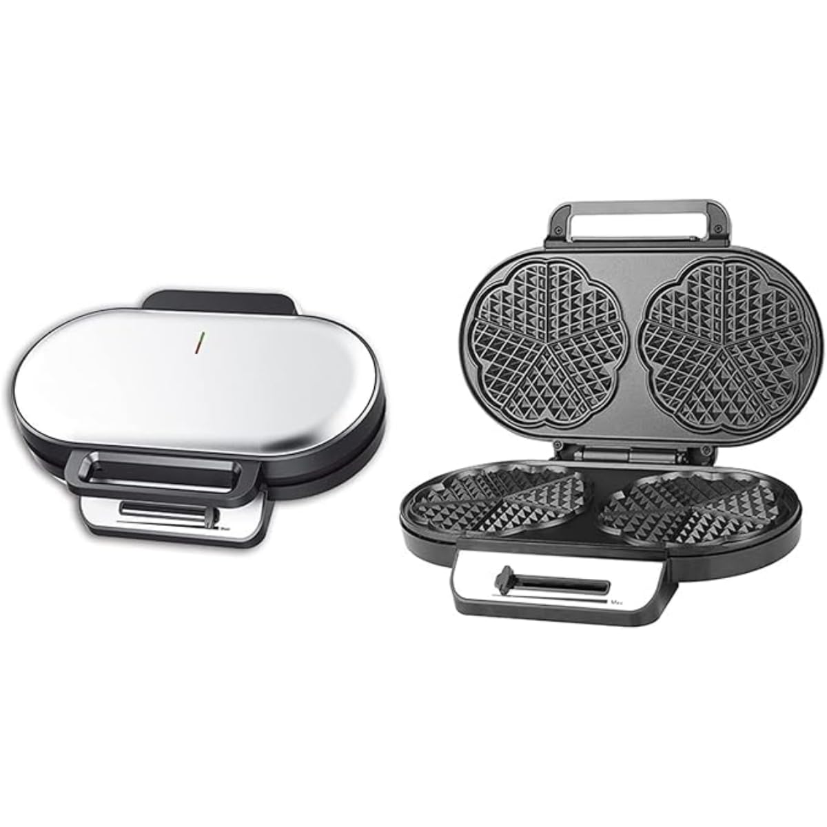 Waffle Iron 1200W – Double Heart Waffle Maker with Non-Stick Plates, Adjustable Temperature, Dual Plates, Continuous Heat Control - Image 7