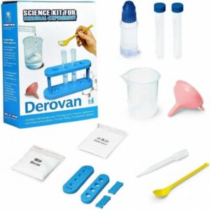 Educational Science Kit – DIY Chemical Experiment & STEM Activity Set for Kids (Ages 8+) – Includes Beaker, Test Tubes, Lab Tools & Safety Gear