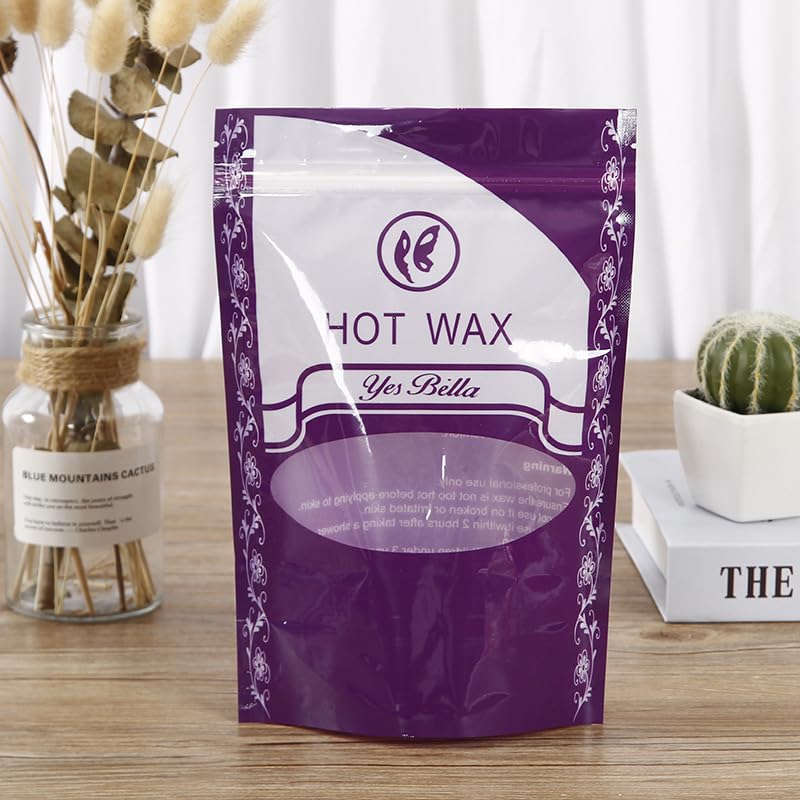 Natural Hard Wax Beads for Hair Removal 300g / Painless Full-Body Wax Beans for Women & Men, Hot Film Depilatory Wax for Face, Legs, Bikini, Underarms, Easy, Long-Lasting Results with Strong Grip, - Image 2