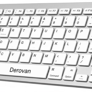 DK6001 Bluetooth Mini Wireless Keyboard – 78‑Key English Layout, Slim, Scissor‑Switch Typing, Compatible with Tablet/iPad/iPhone/iOS/Android