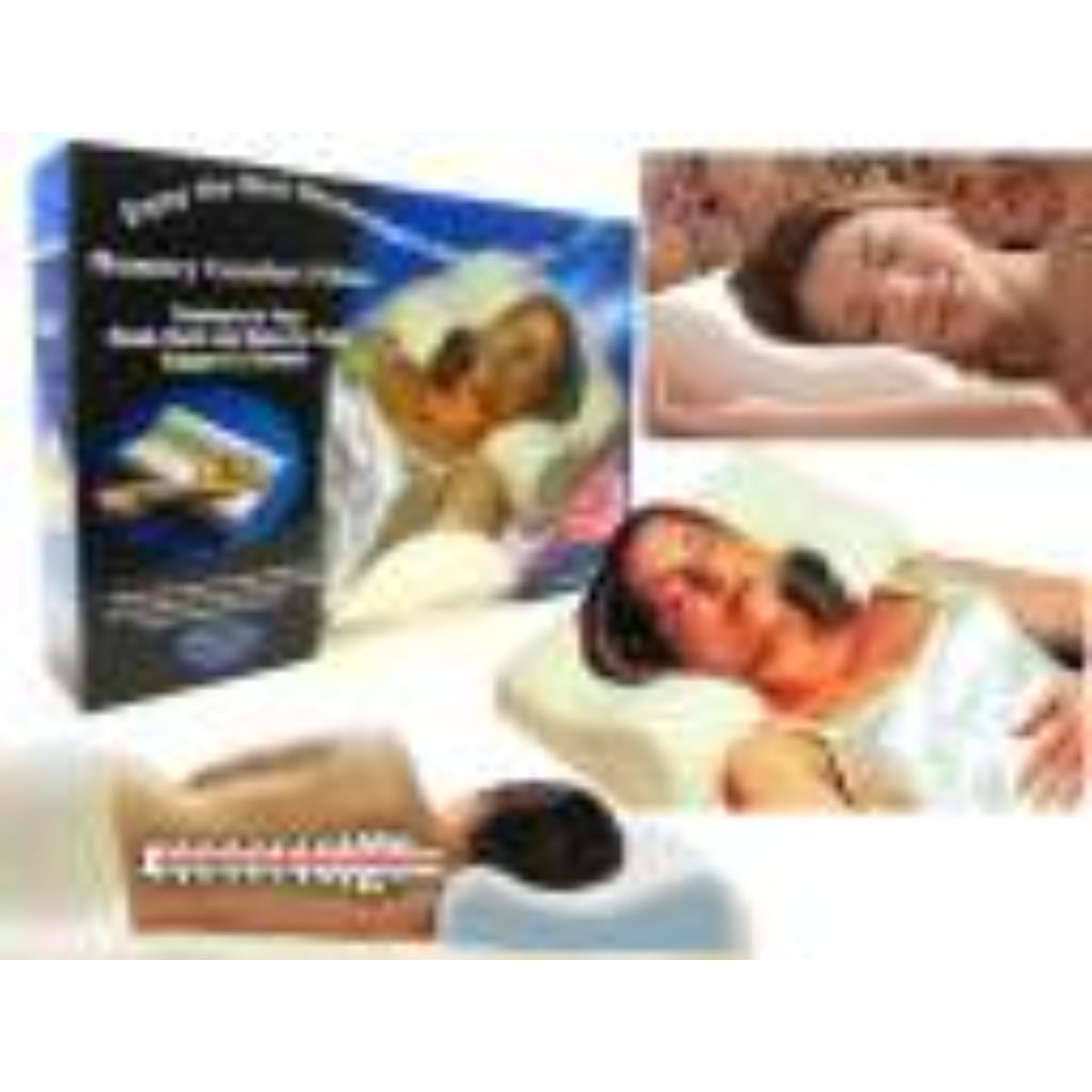 Medical pillow, Comfortable pillow, Easy Maintenance, Washable, White, Ideal for Sleeping, Lightweight and Durable, Neck Support, White pillow, Orthopedic pillow, - Image 3