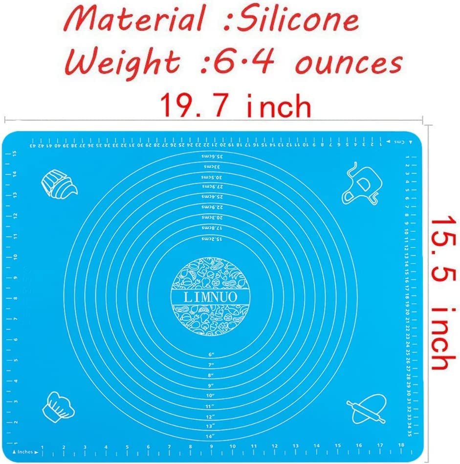 Non-Stick Silicone Baking Mat with Measurement Guides – Reusable, Heat-Resistant Pastry & Dough Rolling Sheet - Image 6