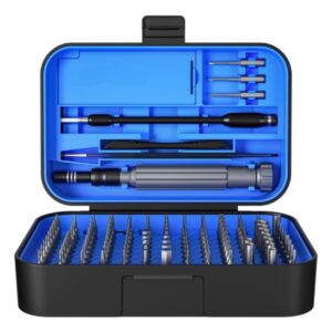 Professional Magnetic Screwdriver Set for Electronics Repair/Small Tool Kit with Flat, Pentalobe, Star Bits for Phone, Laptop, and Computer Repair, Ideal