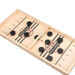 ling Puck Game, Foosball Winner Board, Wooden Hockey Table, Fast Paced Slingshot Game, Rapid Sling Table Battle, Gobble Board, Tic Tac Toe Shut The Box – Best Family & Educational