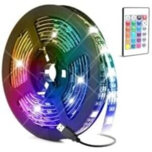 LED Light Strip 16 Color Changing Waterproof Lights (IP65) - Ideal for TV, Bedroom, Home Decor, Party, Bar, and Outdoor Remote Control