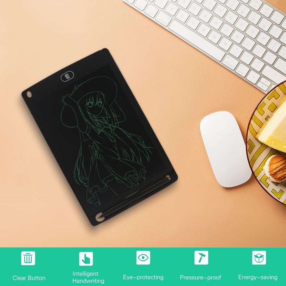8.5 Inch LCD Writing Tablet – Portable Drawing Pad & Electronic Memo Board, Pressure-Sensitive Screen, Reusable Digital Doodle Board for Kids & Adults, Erase Button, Eco-Friendly Paperless Notepad - Image 3