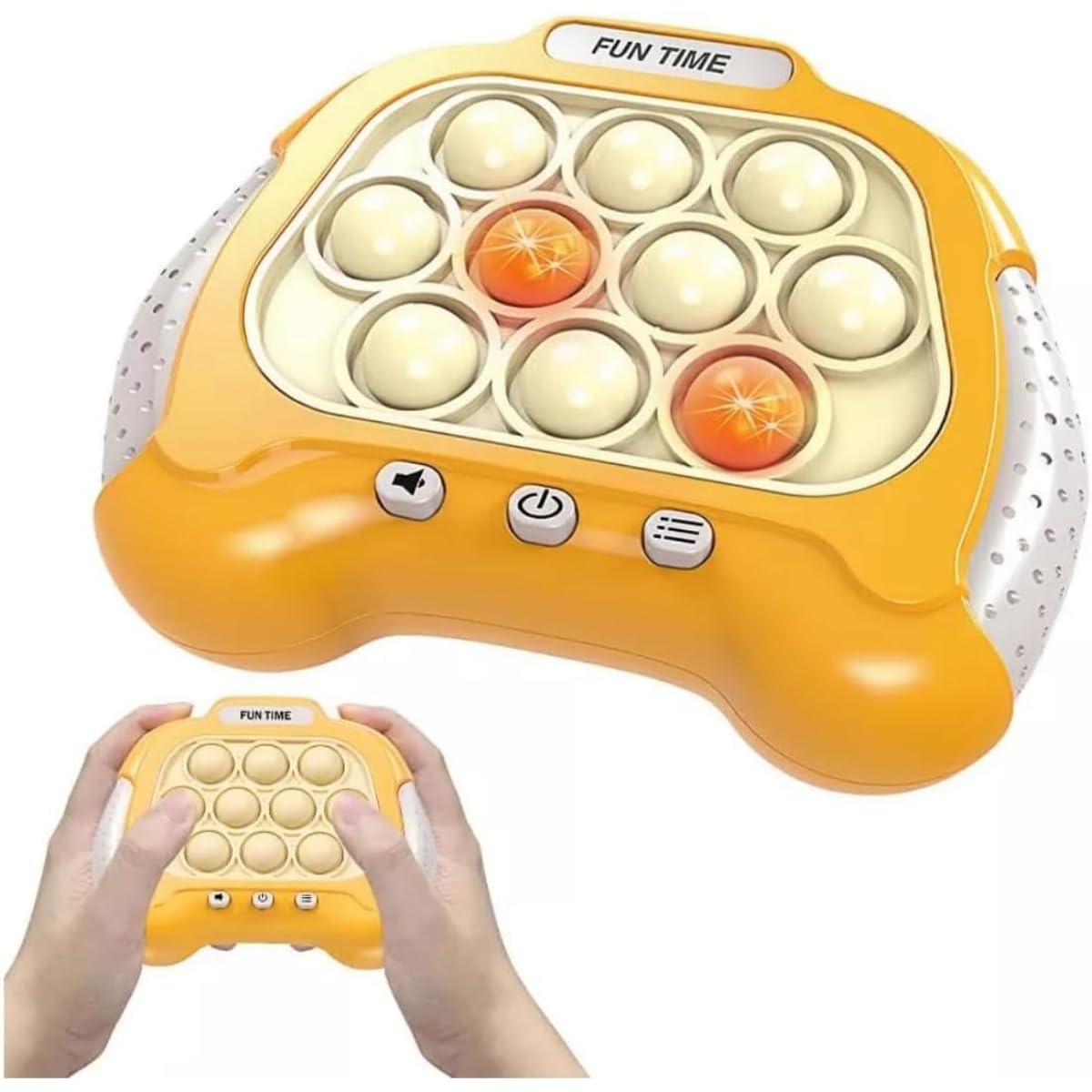 Handheld Pop It Pro Game – Light-Up Memory Challenge, Speed Push Buttons, Stress Relief & Focus Aid, Fun Screen-Free Play for Kids & Teens – Portable Electronic Fidget Toy - Image 3