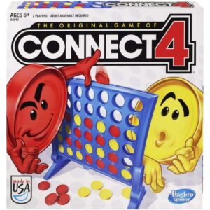 Spin & Connect 4: Classic Strategy Board Game for Family Fun, Ages 8+, Educational & Engaging, 2-Player Challenge, Kids & Adults games & game accessories board games for adults