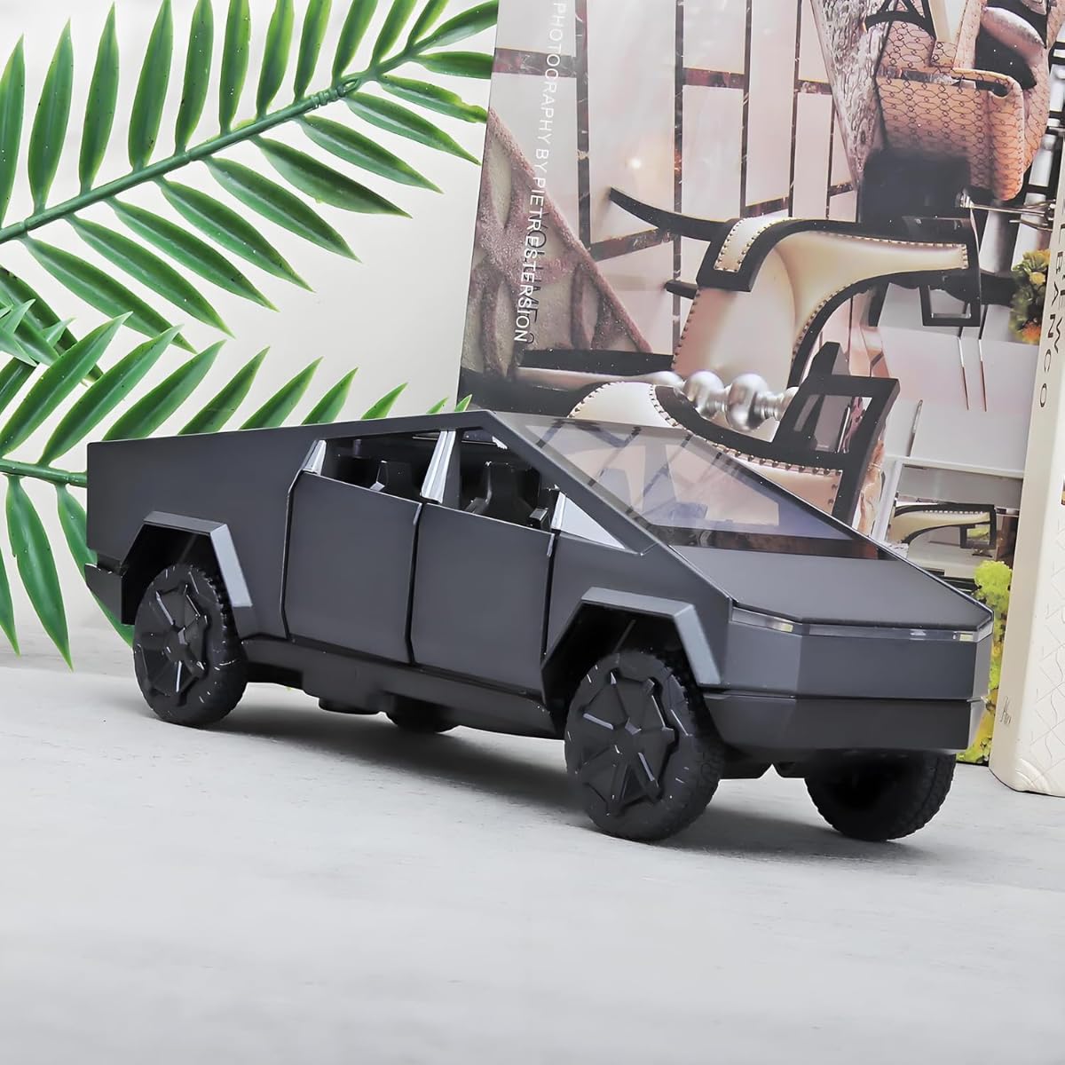 Toy Trucks for Boys – 1/24 Scale Diecast Pickup Truck, Zinc Alloy Metal Build, Realistic Sound & Light, Pull-Back Action for Engaging Play, Great Gift for Kids & Collectors – Durable Mars Model Car - Image 7