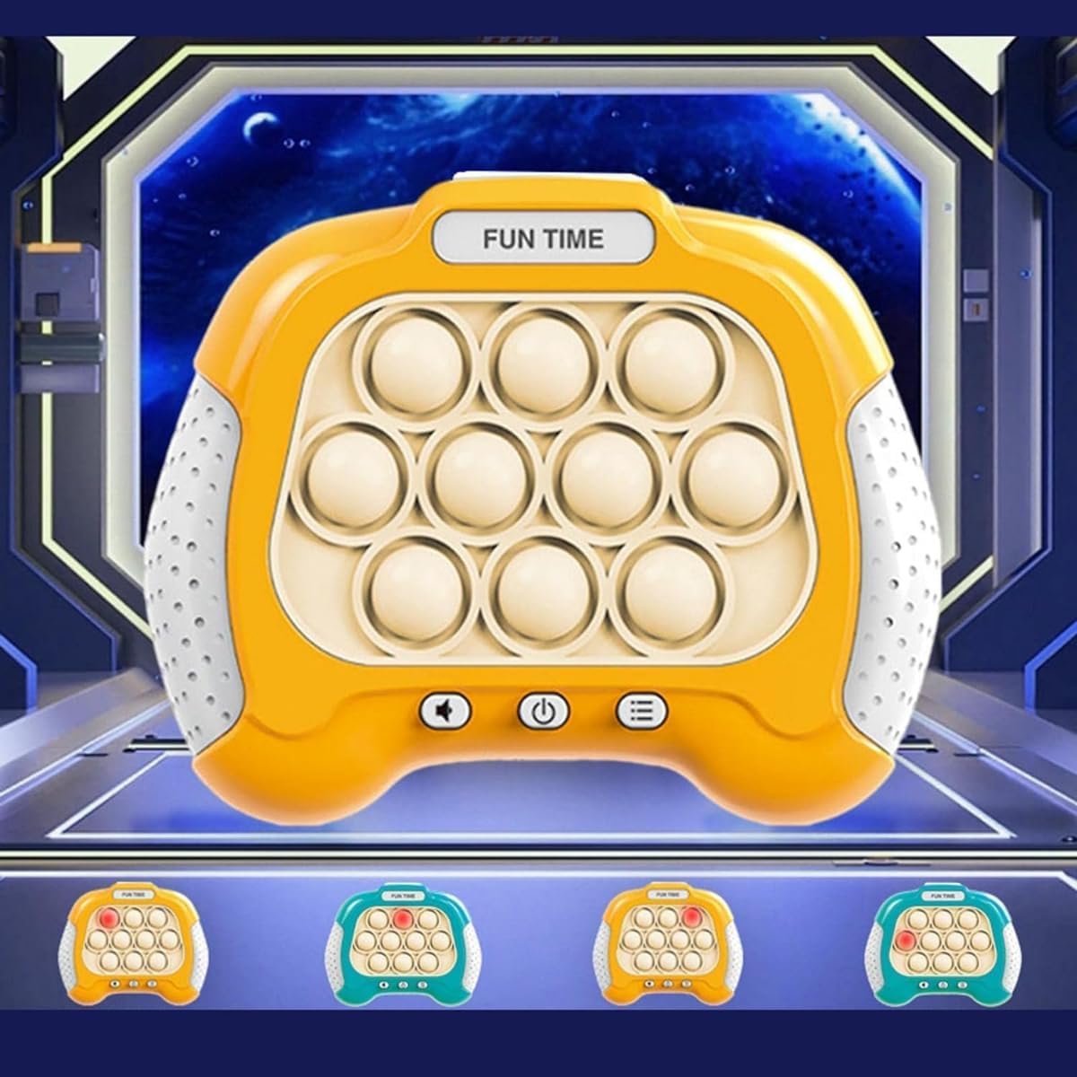 Handheld Pop It Pro Game – Light-Up Memory Challenge, Speed Push Buttons, Stress Relief & Focus Aid, Fun Screen-Free Play for Kids & Teens – Portable Electronic Fidget Toy - Image 4