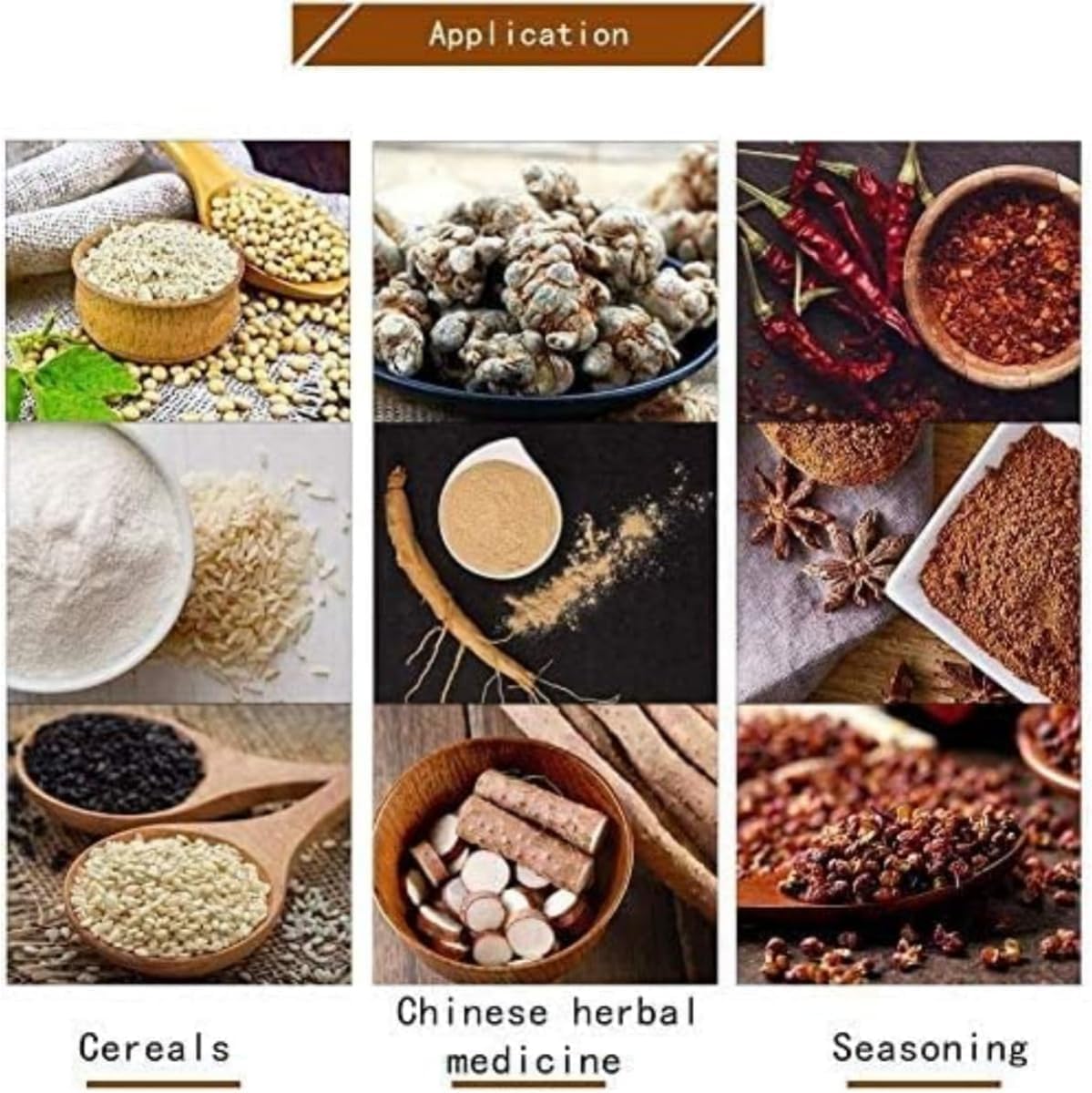 Portable Electric Grain Grinder – High-Speed Stainless Steel Mill for Herbs, Spices, Flour & Cereals, Heavy-Duty Pulverizer for Home & Commercial Use, Compact Upgraded Grinding Machine - Image 6