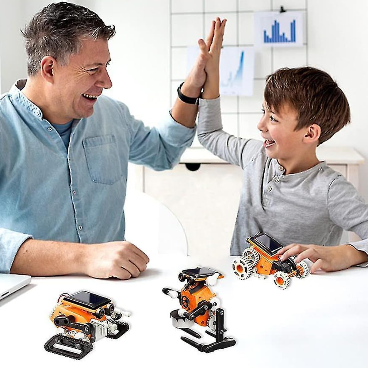 Solar Robot Kit for Kids/STEM Robot Building Toy, Solar Powered DIY Science Experiment Kit, Ideal Educational Toy for 8-12 Year Old Boys & Girls, Perfect Birthday & Christmas Gift - Image 7