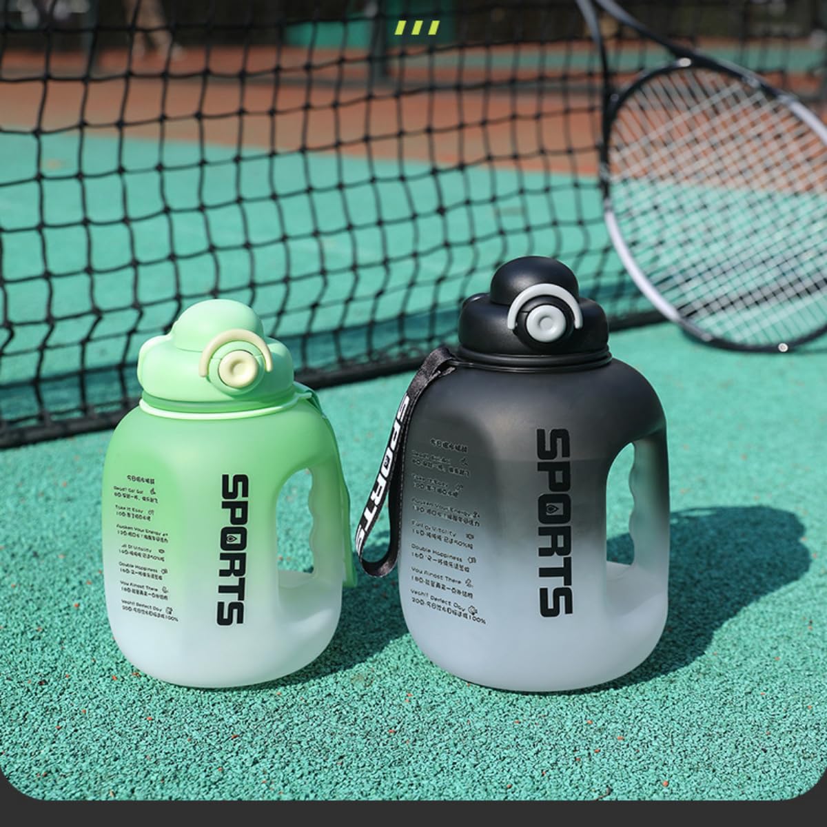 Large-Capacity Outdoor Plastic Water Bucket with Carry Handle/Frosted, High Temp Resistant, Perfect for Camping, Fitness, Kids, Dogs - Blue Bucket with Hook, Heater, Hanger - Image 3