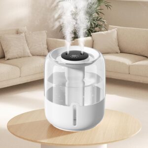6.8L Ultrasonic Humidifier for Bedroom & Home – Quiet Cool Mist, Built-in Water Filter, 360° Rotating Nozzle, Easy Top Fill – Ideal for Dry Air Relief & Large Spaces